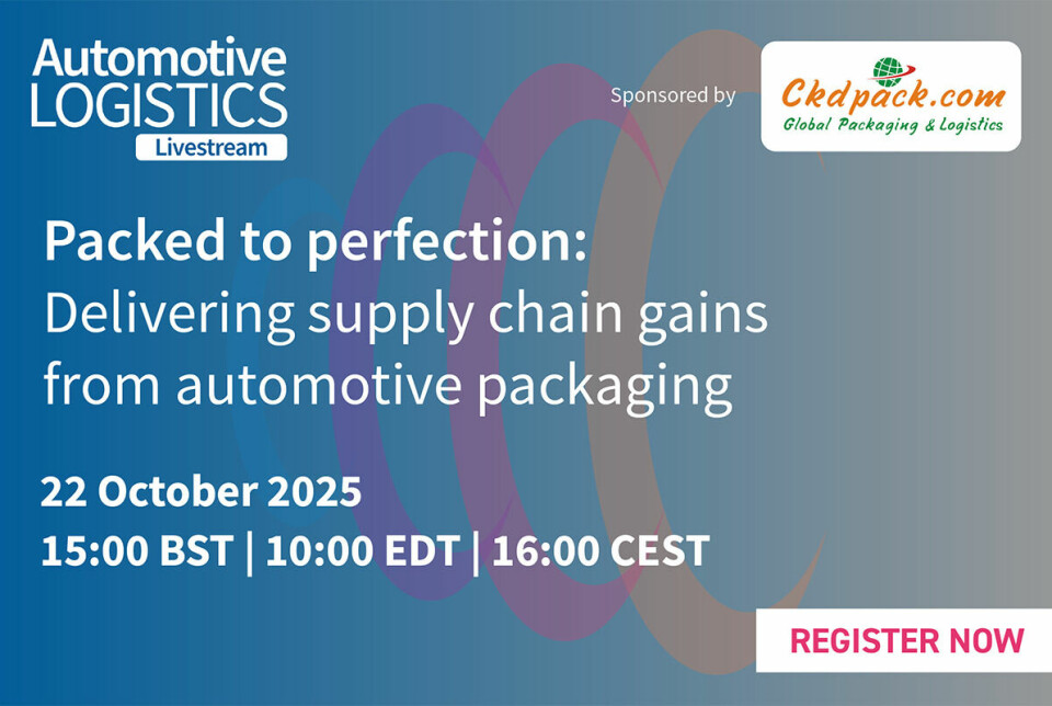 Watch on demand: Packed to perfection - Delivering supply chain gains from automotive packaging