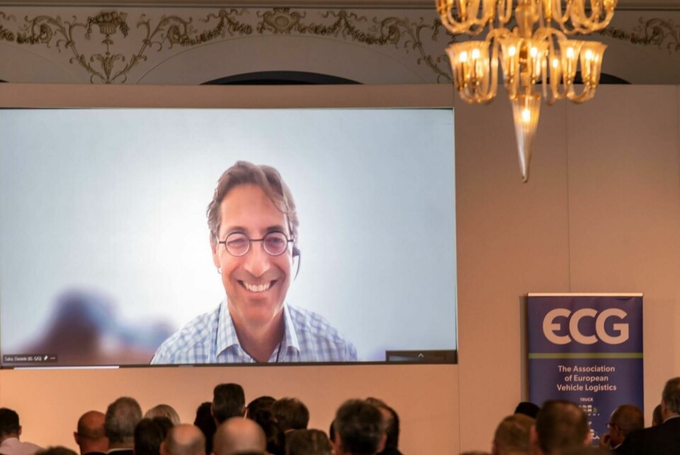 VDA representative Daniele Saba, joined the congress remotely to discuss the importance of accurate data and transparency to overcome disruption Daniele_Saba_VW