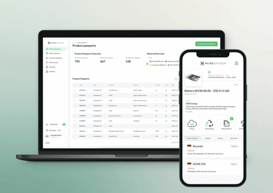Minespider will provide its battery passport technology to Microvast Minespider battery passport tech