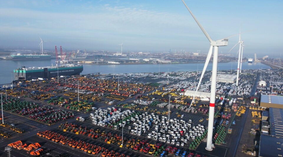 Wallenius Wilhelmsen was one of many ro-ro operators that contributed to the ECG’s guidance on emissions reporting Wallenius Wilhelmsen port of Zeebrugge