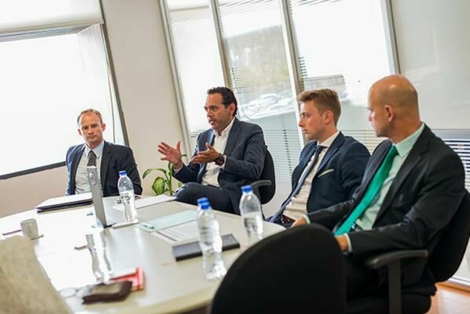 From left: Jan Baumung, Alfonso Gutiérrez, Gereon Hempel and Hans Dieter Wesche discuss Volkswagen’s Mexican developments From left: Jan Baumung, Alfonso Gutiérrez, Gereon Hempel and Hans Dieter Wesche discuss Volkswagen’s Mexican developments