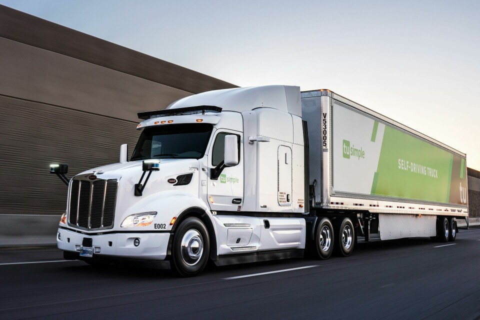 Credit: TuSimple Self-driving truck, TuSimple