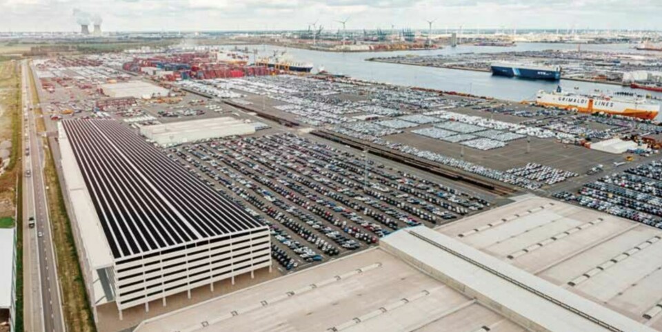 Antwerp EuroTerminal boosts capacity with multistorey vehicle park AET multistory rendering