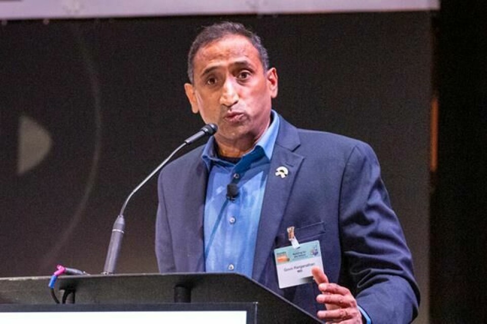 Govin Ranganathan of EV start-up Nio said it was difficult to find logistics companies with expertise in handling lithium batteries Govin Ranganathan, Nio USA