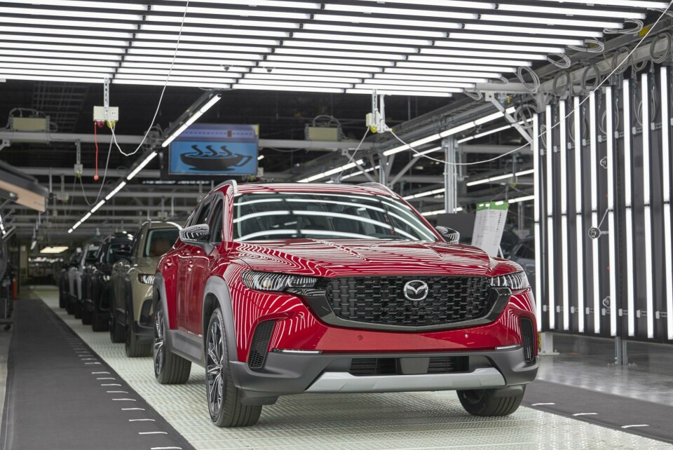 The Mazda CX-50 crossover is produced at Mazda Toyota Manufacturing 2023_Mazda_CX_50_MTM