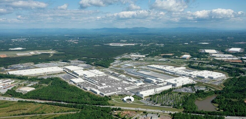BMW is updating its Spartanburg plant Plant Spartanburg from above