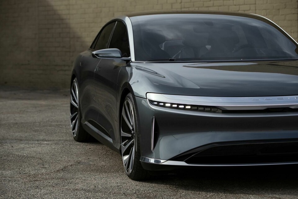 Panasonic Energy will supply lithium batteries for the Lucid Air (pictured) and forthcoming Lucid Gravity Lucid Air Exterior 14
