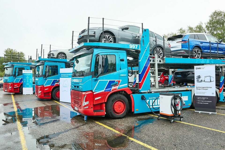 By next year Mosolf will be operating 12 electric transporters and able to move more than 40,000 finished vehicles annually MOSOLF_E-Lkw