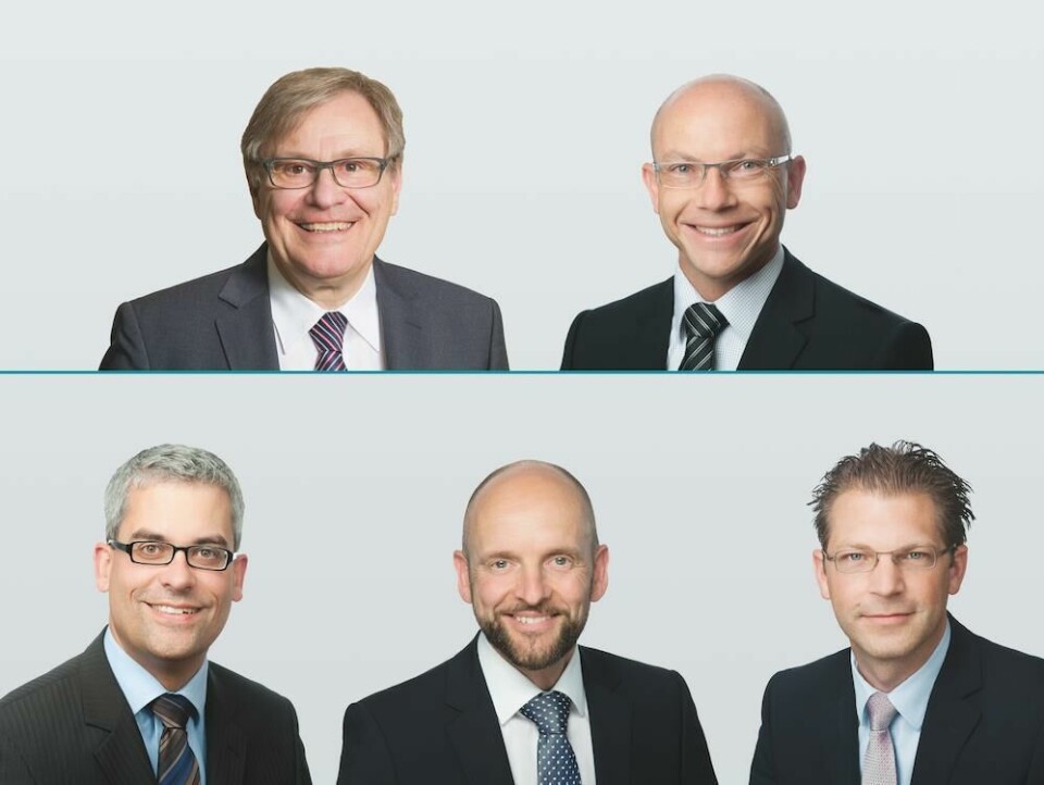 The management of Inform clockwise from top left: Adrian Weiler, Andreas Meyer, Matthias Berlit, Peter Frerichs and Jörg Herbers INFORM management 5 CEOs