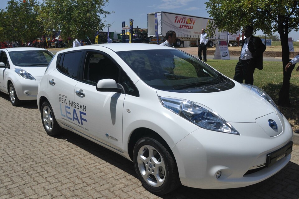 Credit: Gavin du Venage Nissan Leaf, Johannesburg