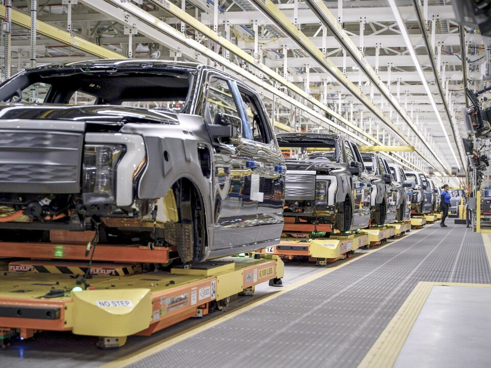 F-150 Lighning at the Rouge Electric Vehicle Center is currently at a standstill Rouge Electric Vehicle Center_12