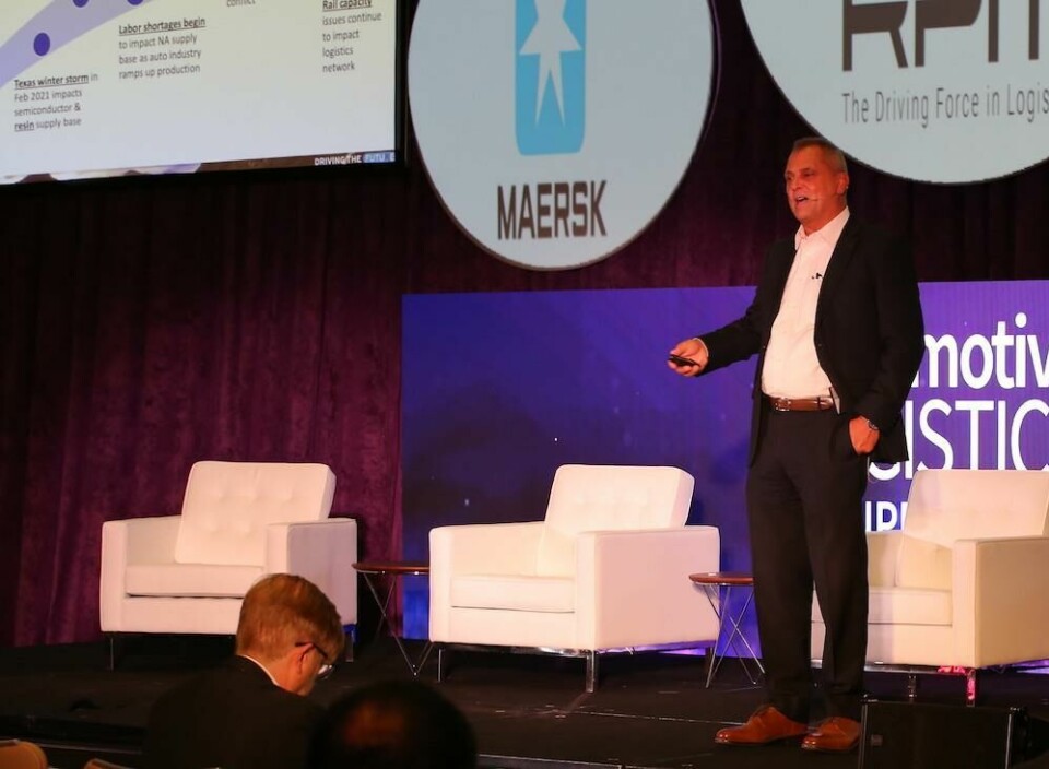 David Leich, executive director of global supply chain at GM talking at last week’s ALSC Global conference David_Leich_GM