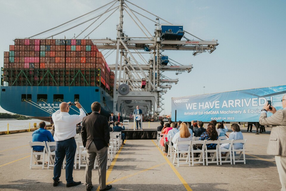 HMGMA and Georgia Ports Authority celebrate the first Metaplant shipment HMGMA and GAPorts celebrate the first Metaplant shipment
