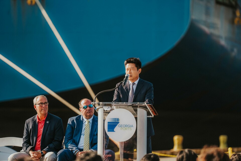 When operational in 2025, the Metaplant will produce up to 500,000 Hyundai, Genesis and Kia electric vehicles HMGMA GAPorts Celebrate First Metaplant Shipment