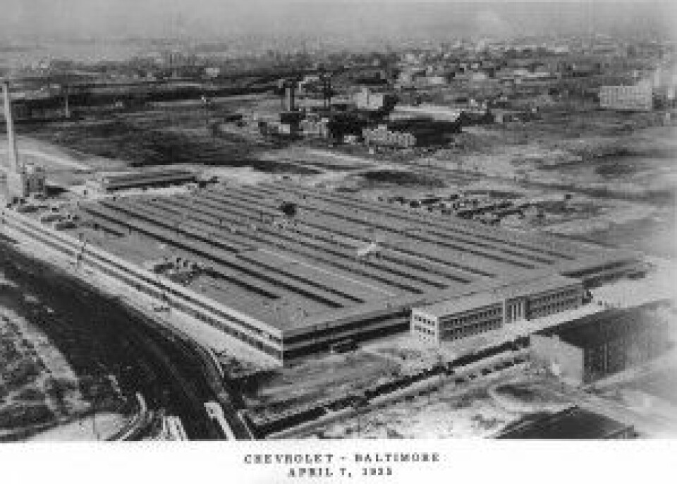 Last mile: the end will be a start 1935 Aerial View of the GM Baltimore Assembly Plant