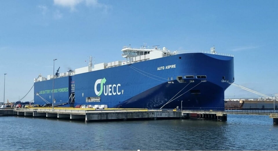 UECC’s Auto Aspire LNG battery hybrid car carrier UECC Auto Aspire vessel