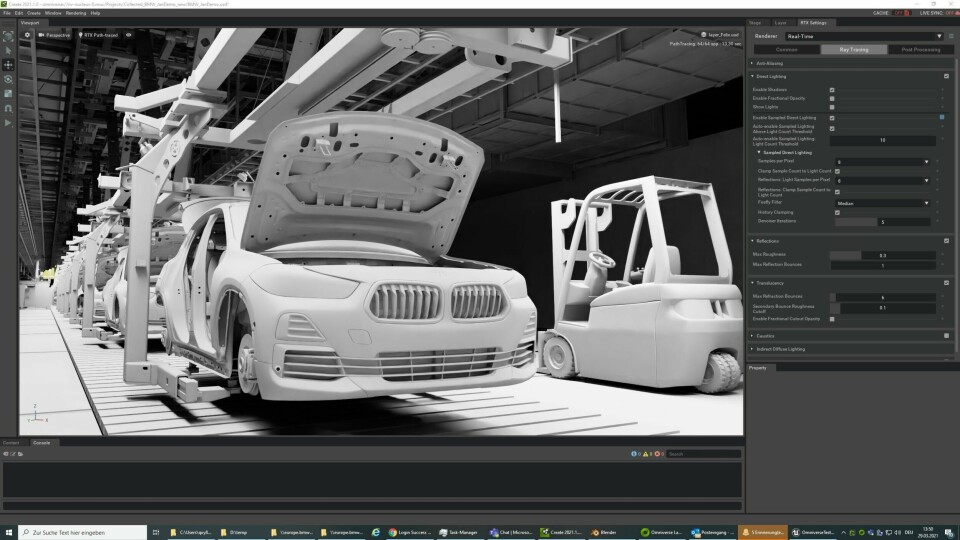 Virtual logistics and assembly planningBMW planners can see the impact of layout and process changes in real time Omniverse