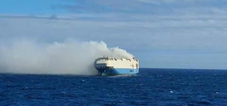 The burning and sinking of the Felicity Ace car carrier has made vessel operators wary of EV cargo 296591_felicity_ace_781389