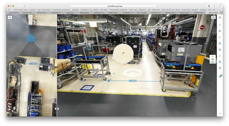 Audi using augmented reality for logistics and production planning Audi Neckarsulm digital twin