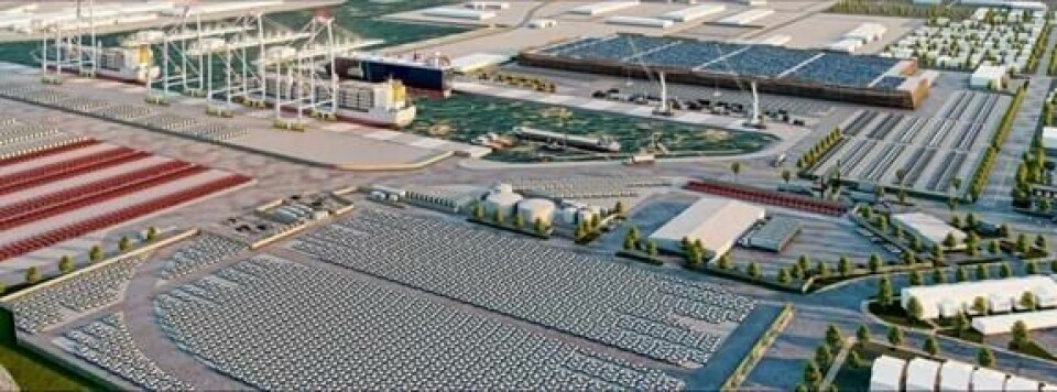 Port of Hueneme is increasing its vehicle storage capacity to manage the increase in imported volumes Hueneme_parking_facility_rendering