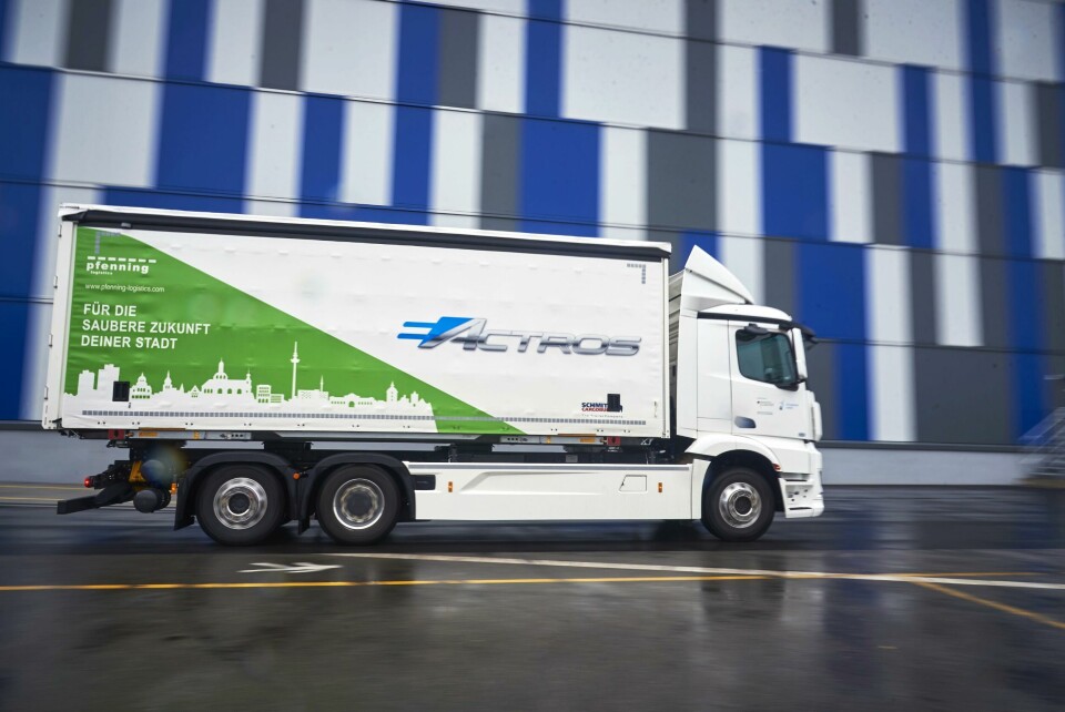Trial truck deployed in Mercedes-Benz supply chain Mercedes-Benz e Actros
