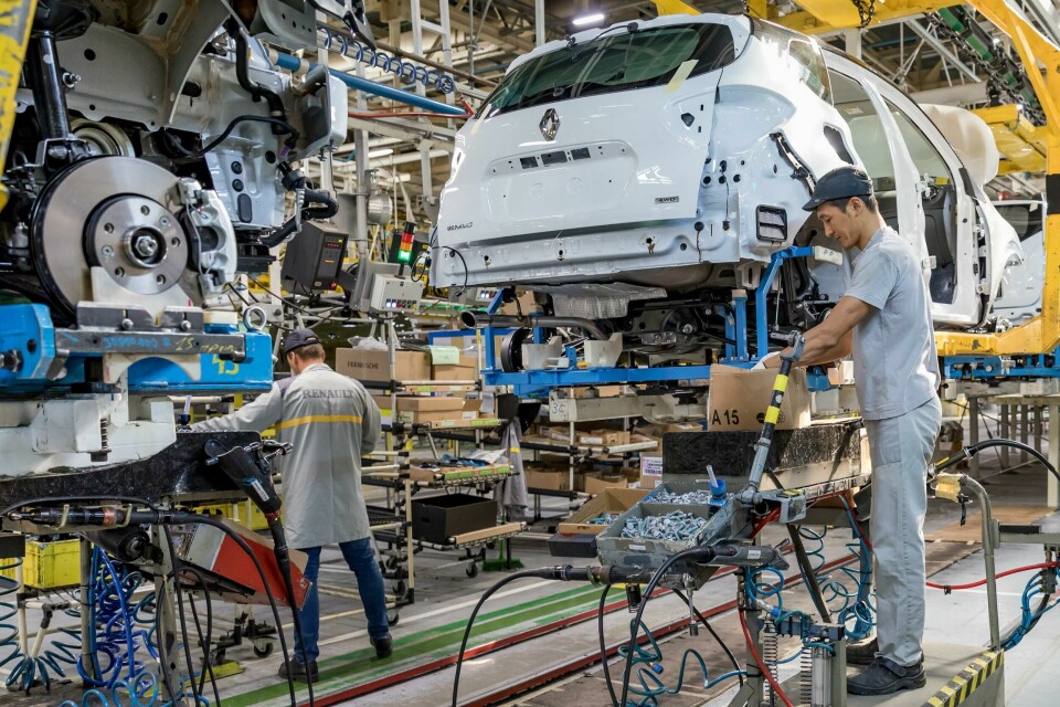 Renault has a manufacturing footprint in Russia and is reportedly considering river transport for cars. Credit: Renault Renault Moscow