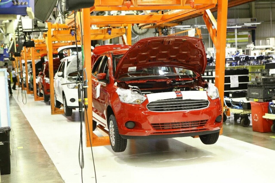 The Ford Ka+ at the Camaçari plant Ford Ka+ Camaçari