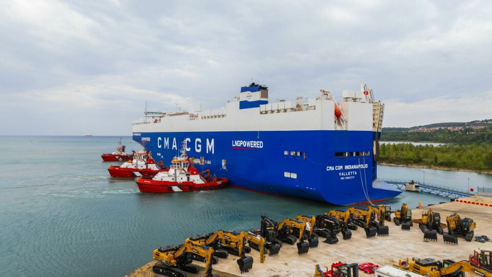 In September last year Luka Koper welcomed the first call from the CMA CGM ro-ro vessel Indianapolis which unloaded 4,200 vehicles Luka-Koper-CMA-CGM-LNGPOWERED_30-scaled