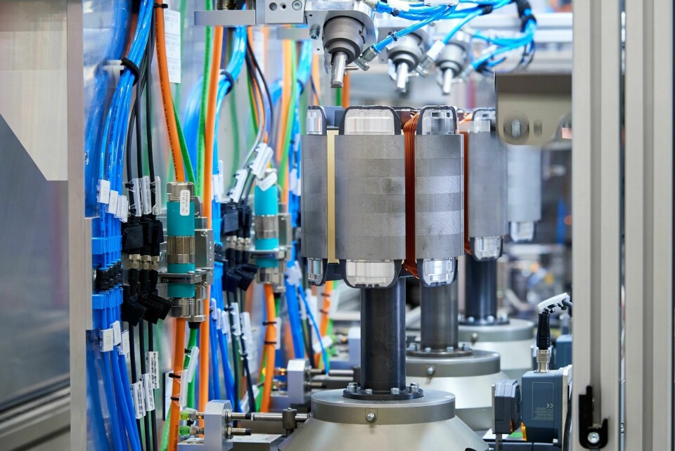Production of the highly integrated BMW e-drive in Dingolfing Dingolfing EV rotor production