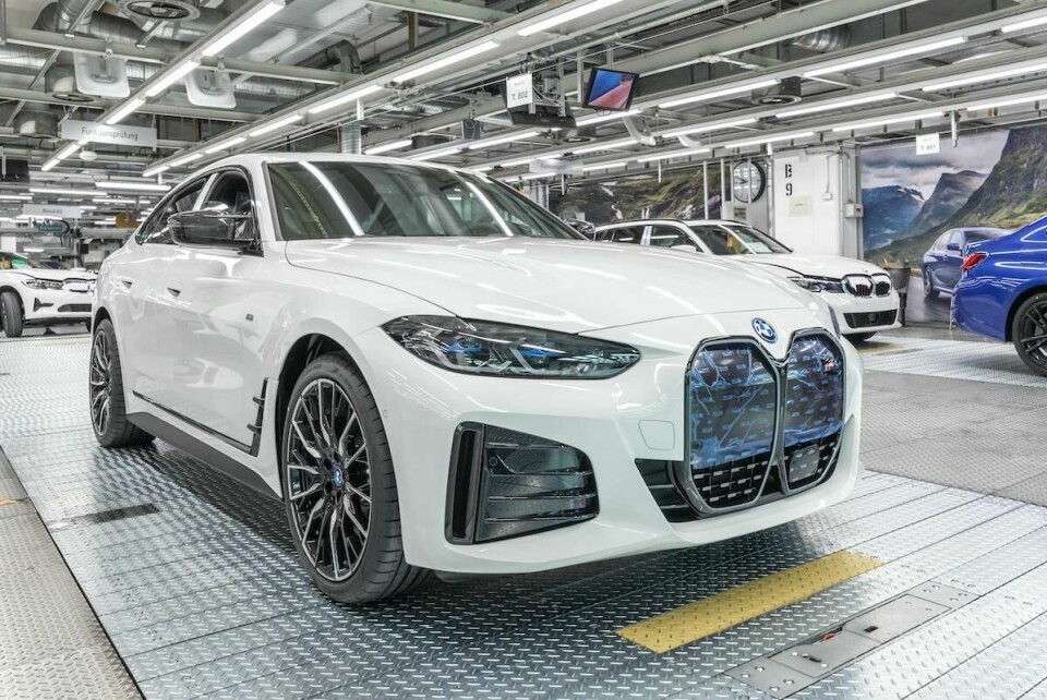BMW began production of the i4 EV at the Munich plant on October 22 P90440378_highRes_bmw-group-plant-muni