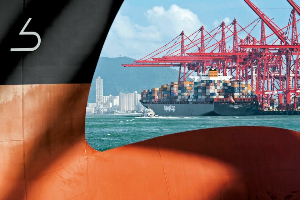 A capacity crisis in container shipping Container Ship at port