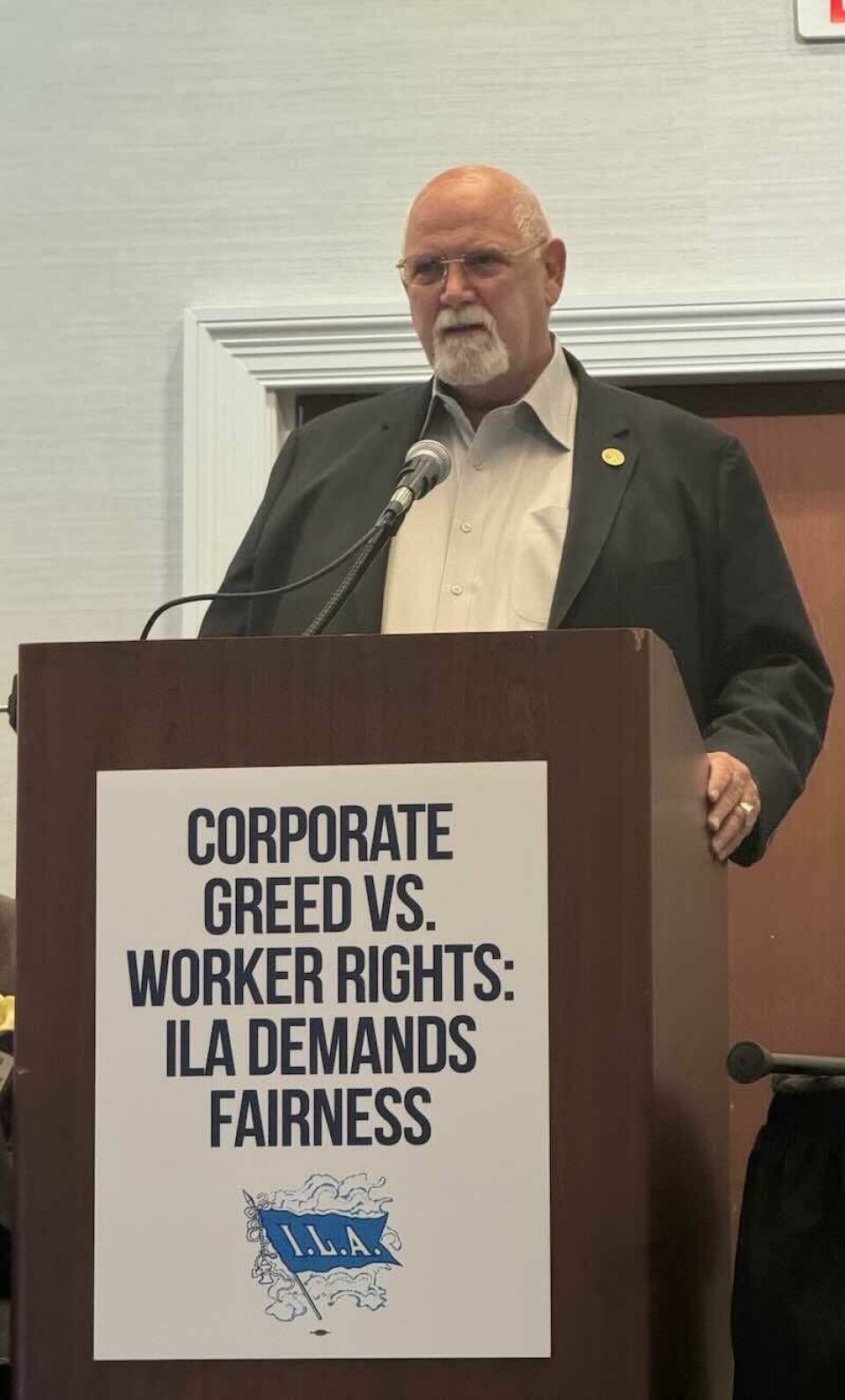 Harold Daggett, president, ILA daggett-fairness