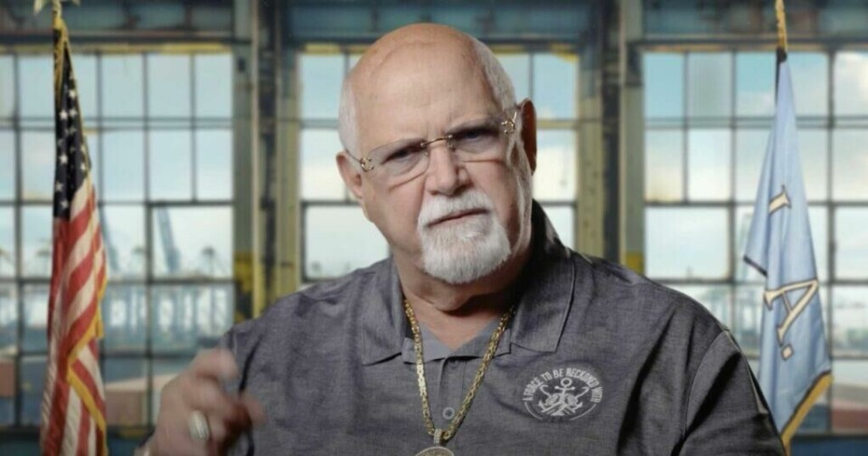 Harold Daggett, president, ILA addressing union members in a video posted on 4 September daggett-cover-1024x537