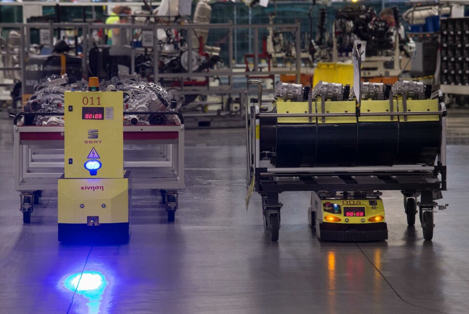 Seat has deployed over 120 AGVs at its facilities. Credit: Seat AGV, Seat