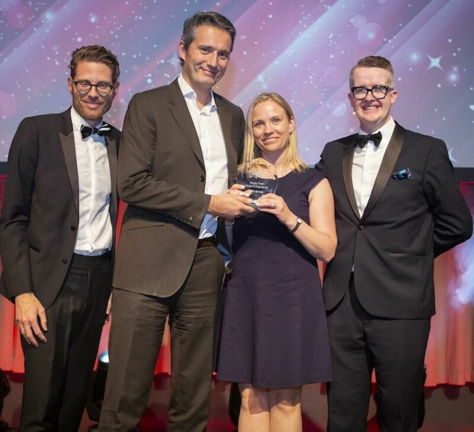 PSA Group won the Supply Chain Design and Engineering Award for the implementation and access of its sales and operating planning function PSA_Group_award