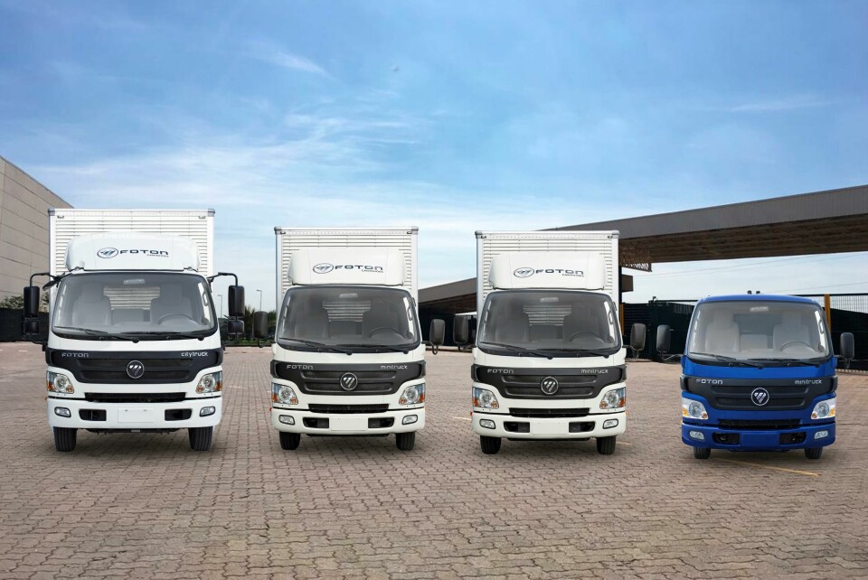 Foton is seeking a 5% market share by 2020, fuelled by domestic production but also imports. Credit: Foton foton trucks on the patio
