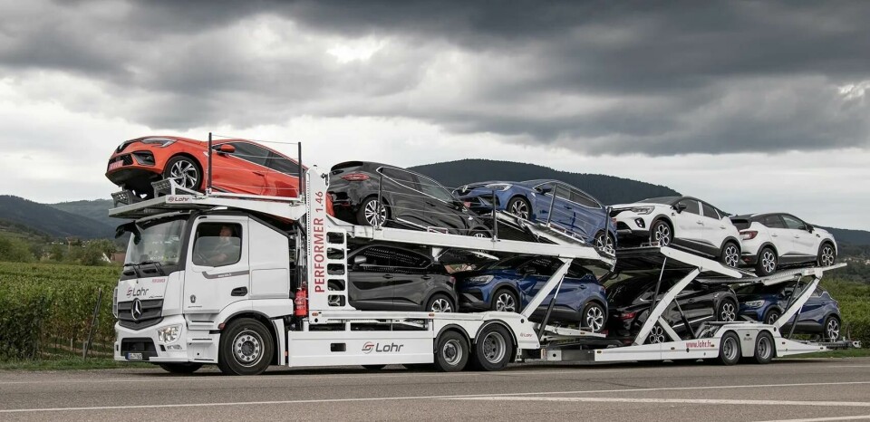 Lohr PerformerThe truck was designed to address the requirements of European carriers for mixed cargo, with special attention paid during redesign to the constraints caused by changing automotive trends and the arrival of EVs. Lohr Performer