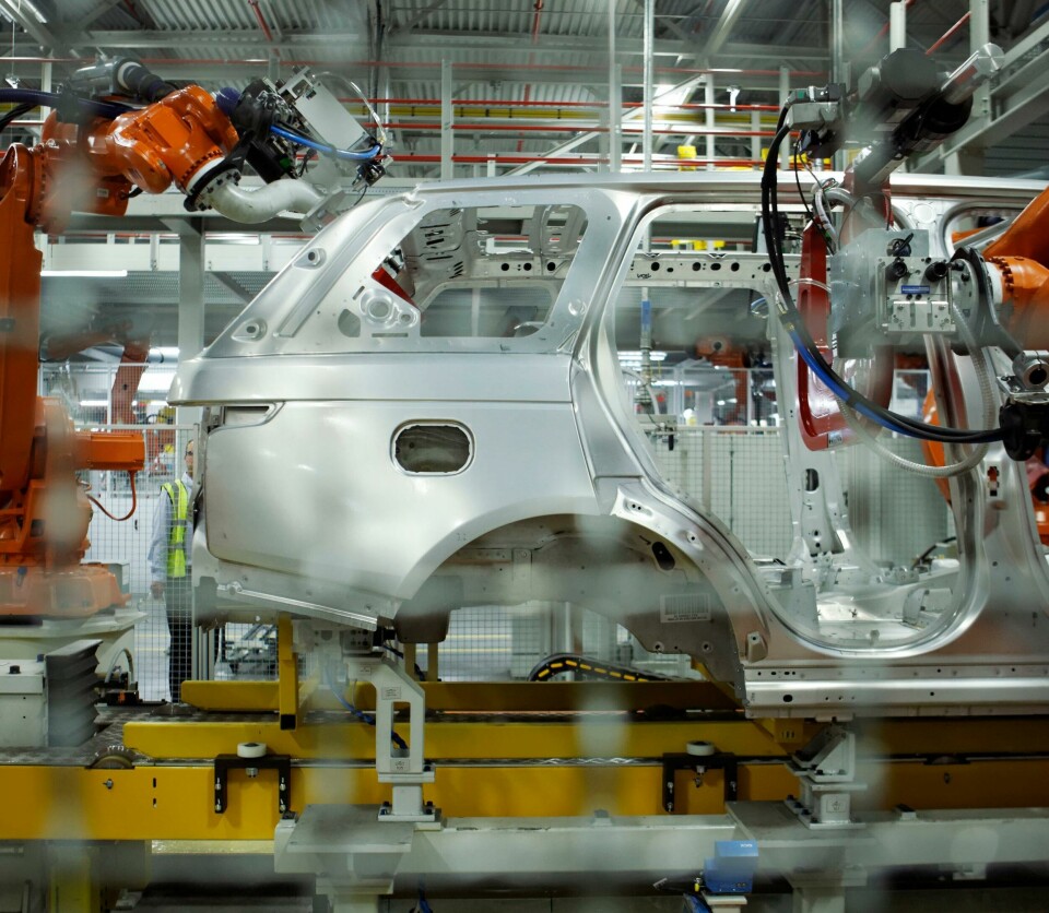 UK manufacturing has been hit by supply chain shortages Jaguar Land Rover Manufacturing