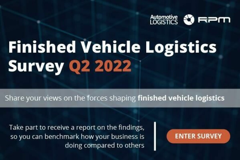 Second quarter survey from RPM and Automotive Logistics now live RPM second survey banner