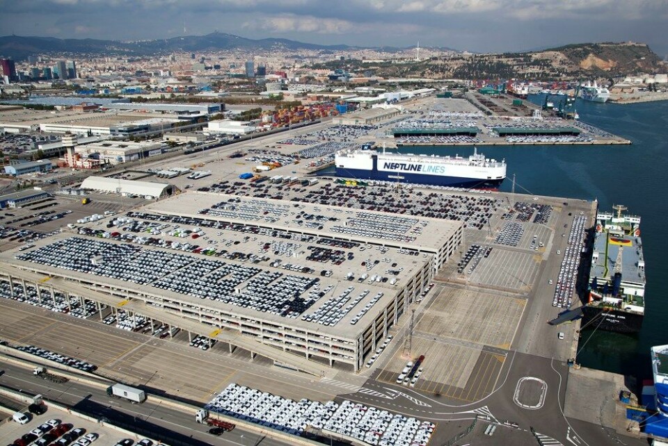 Barcleona port imported a significant volume of China-made EVs last yearIn 2023, around 80% of the Chinese imported vehicles through Barcelona were electric or hybrid, which represent almost 90% of the total EVs received at the port over that period fotografia aeria barcelona infraestructures port DE BARCELONA