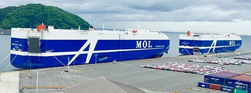 MOL uses AI to more efficiently allocate car carriers Mitsui OSK Lines (MOL) ship in port