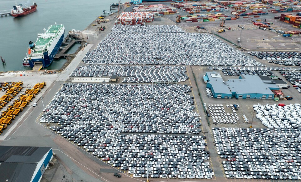 The port of Gothenburg processed 267,000 units in 2023 Port_Gothenburg_roro_terminal