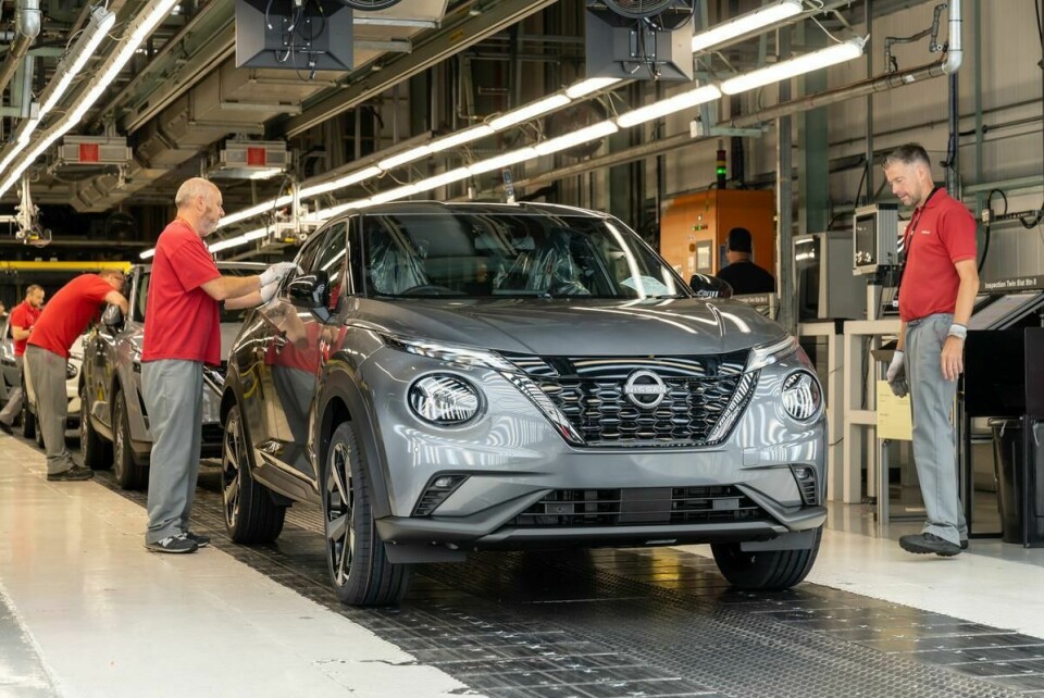 The Nissan JUKE HEV, one of three EV models that will be built at the OEM’s Sunderland EV36Zero Hub Trim & Chassis Twin Slat Juke HEV
