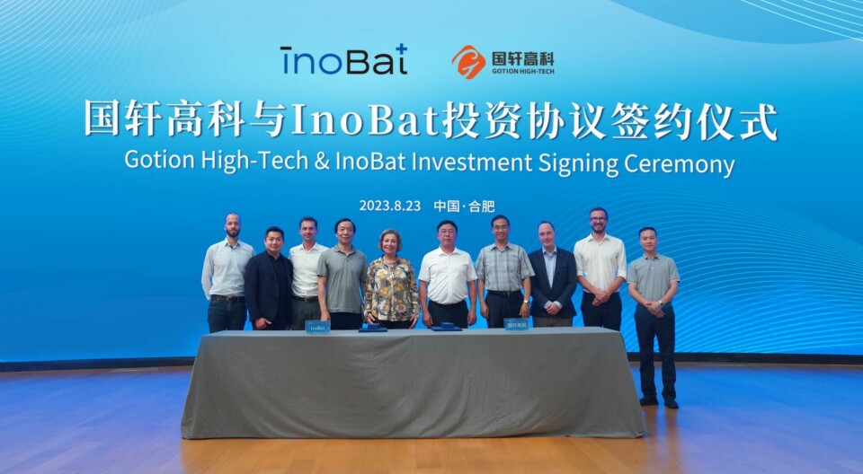 Gotion High-Tech signed a deal to take a 25% stake in InoBat in September 2023 Inobat_Gotion_signing_ceremony