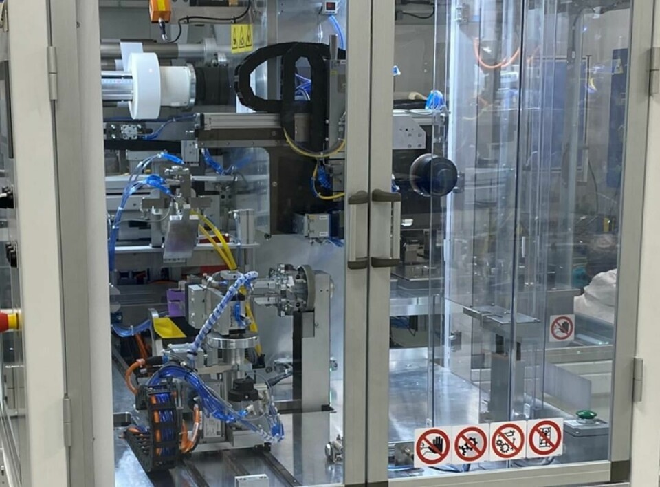 Schuler’s Sovema Group has worked with Basquevolt on a lithium metal pouch cell stacking machine for the assembly of Gen 4 cells Basquevolt_Sovema_pouch cell stacker