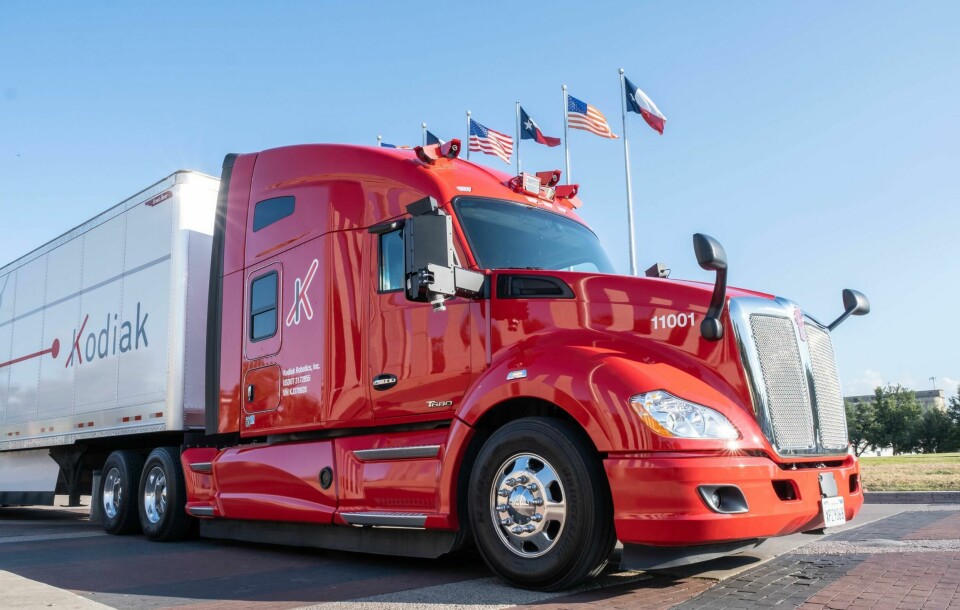 Why autonomous driving will come to logistics before it comes to cars Kodiak Robotics Truck Texas autonomous