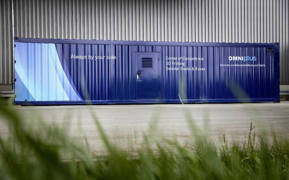 Daimler Buses launches mobile 3D parts printing for aftersales Daimler mobile 3D printing container