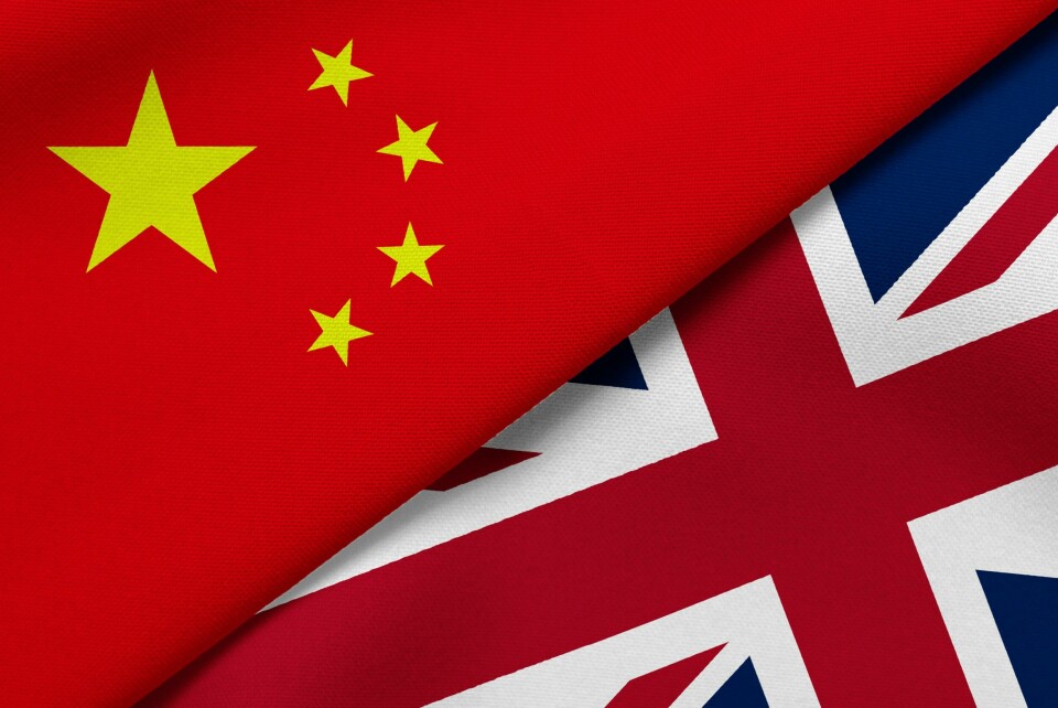 UK and China automotive bodies sign cooperation agreement Flags, UK and China