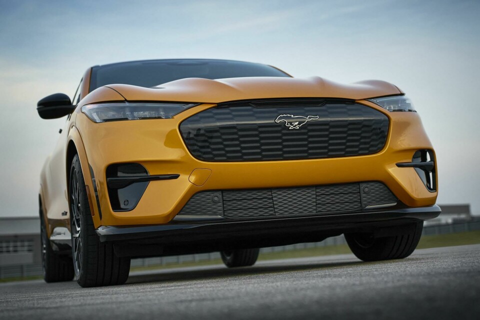 The Mustang Mach-E GT will be released this yearFord builds the electric Mach-E at a plant in Mexico Ford Mustang Mach E GT