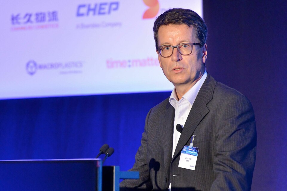 Ulrich Kick of BMW at the Automotive Logistics Central and Eastern Europe conference, held in Budapest in October Ulrich Kick, BMW